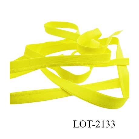 Le lot de 5 m à 100 m Elastique jaune fluo 10 mm spécial lingerie allongement + 100%