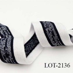 Bord-Côte 35 mm bord cote jersey maille synthétique couleur naturel marron et bronze clair prix à la pièce