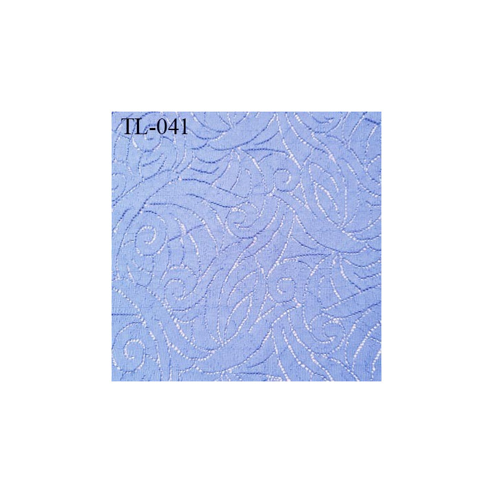 Tissu lingerie couleur bleu très haut de gamme tissu ajouré  largeur 150 cm prix pour 10 centimètres de longueur