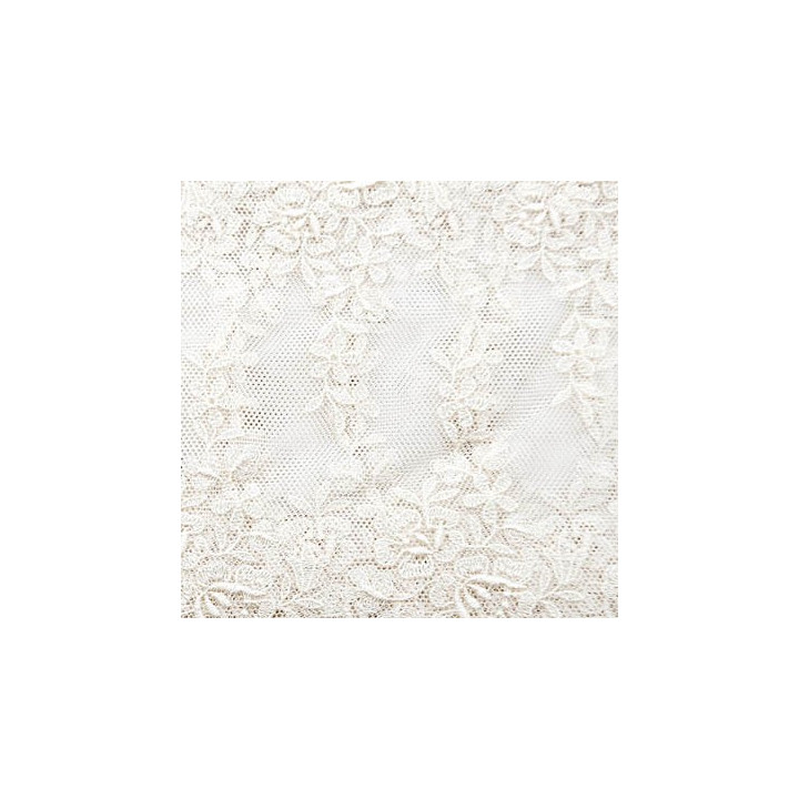 Dentelle fine 22 cm extensible couleur naturel très haut de gamme largeur 22 centimètres très belle prix au mètre