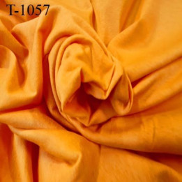 Tissu coton jersey spécial lingerie fond de culotte abricot  largeur 140 cm poids m2 105 gr  prix 10 cm de long par 140 cm