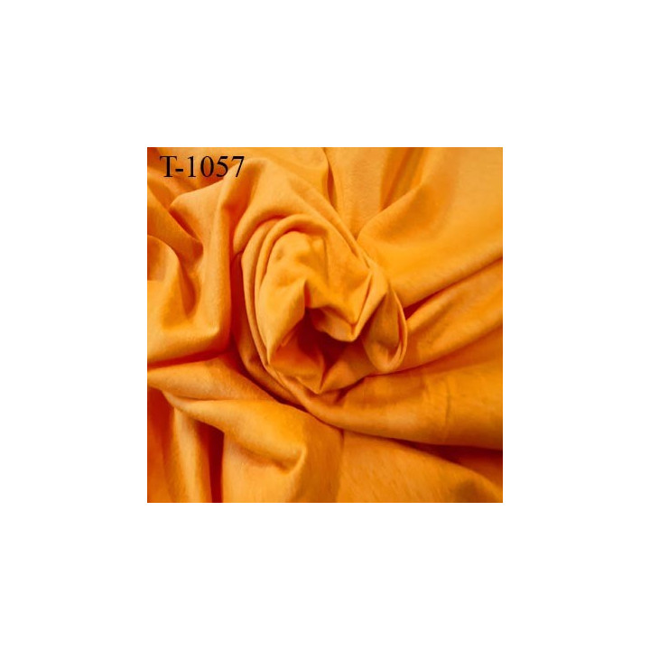 Tissu coton jersey spécial lingerie fond de culotte abricot  largeur 140 cm poids m2 105 gr  prix 10 cm de long par 140 cm