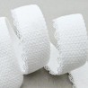 Elastique 20mm +5 mm de dentelle bretelle et lingerie haut gamme couleur naturel forte élasticité allongement 140% prix au m