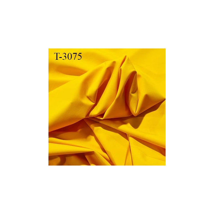 Tissu lycra élasthanne orangé très haut de gamme 170 gr au m2 largeur 140 cm prix pour 10 cm de longueur et 140 cm de large