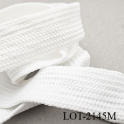 Cordon ou lacet largeur 28 mm à partir de 9 centimes synthétique souple très solide couleur naturel prix au mètre