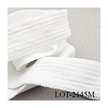 Cordon ou lacet largeur 28 mm à partir de 9 centimes synthétique souple très solide couleur naturel prix au mètre