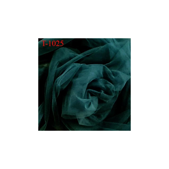 Marquisette tulle spécial lingerie haut de gamme couleur vert largeur 155 cm prix pour 10 cm 100 % polyamide