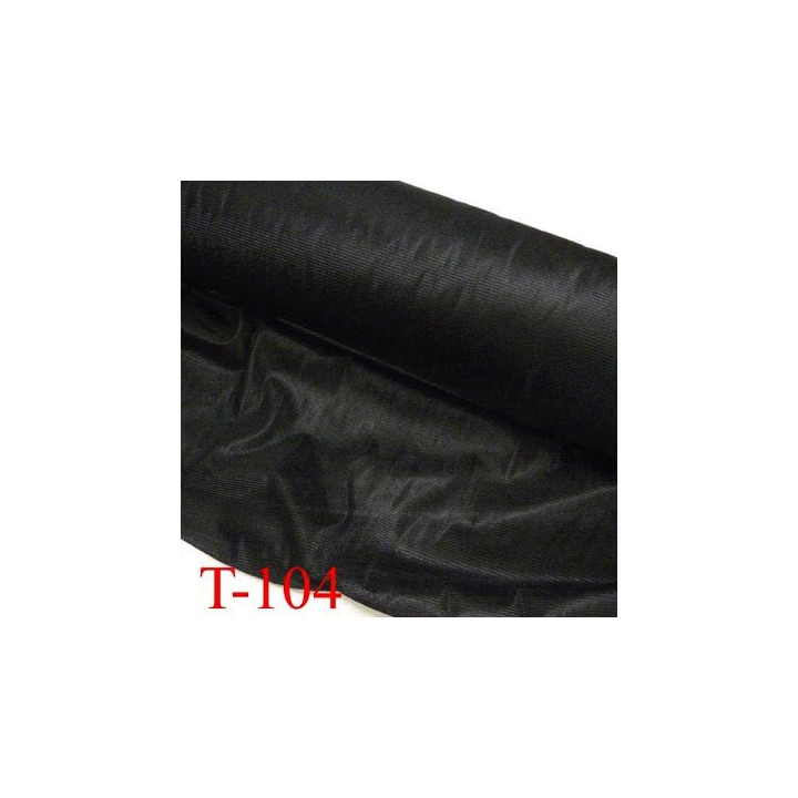 Tissus entoilage thermocollant épaisseur léger largeur 90 centimètres couleur noir