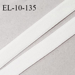 Elastique 10 mm lingerie haut de gamme couleur ivoire élastique souple fabriqué France grande marque largeur 10 mm prix au mètre