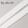 Elastique 10 mm lingerie haut de gamme couleur ivoire élastique souple fabriqué France grande marque largeur 10 mm prix au mètre