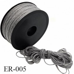 Echevette coton retors réf couleur 2444 jaune art 89 longueur de bobine 120 m soit 30 échevettes de 8 mètres