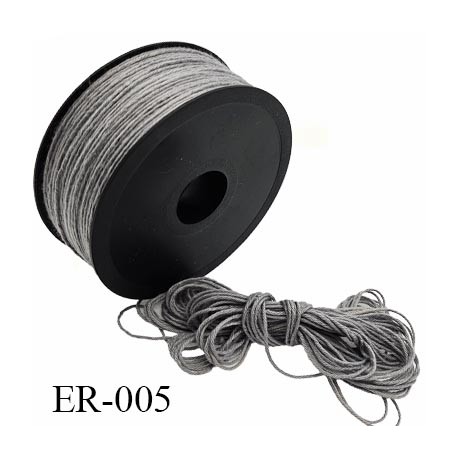 Echevette coton retors réf couleur 2444 jaune art 89 longueur de bobine 120 m soit 30 échevettes de 8 mètres