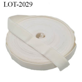 Elastique 20 mm bretelle bande sg et lingerie doux  couleur blanc haut de gamme largeur 20 mm prix au mètre