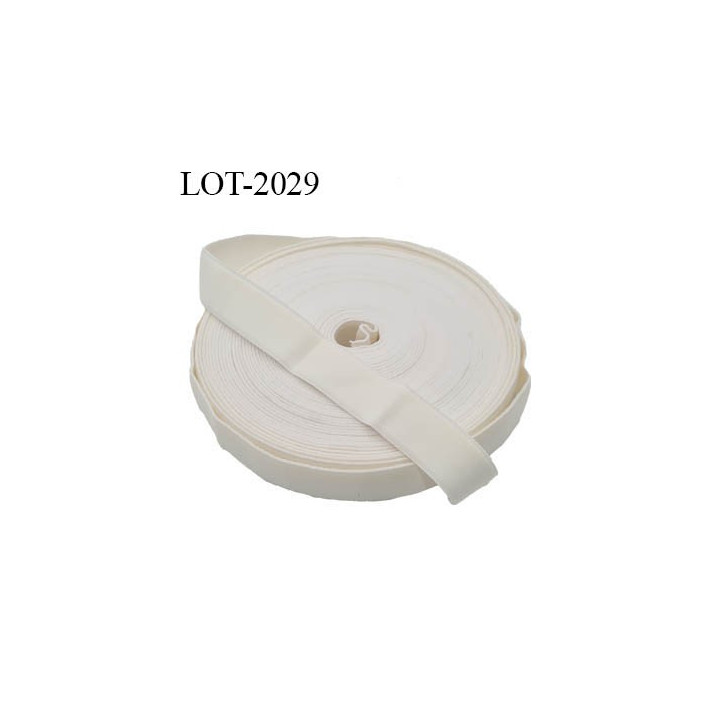 Elastique 20 mm bretelle bande sg et lingerie doux  couleur blanc haut de gamme largeur 20 mm prix au mètre