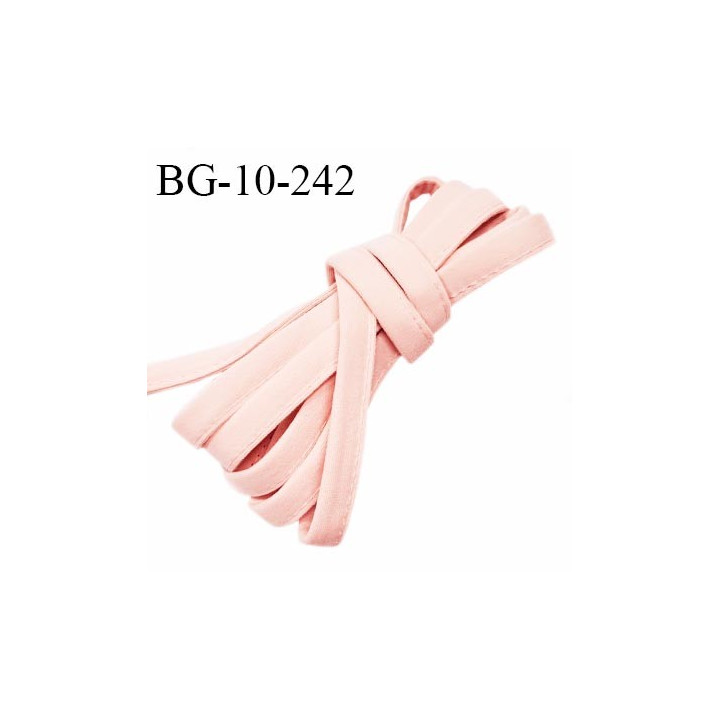 Cache armature et baleine underwire 10 mm couleur rose poudré très doux au toucher largeur 10 mm prix au mètre