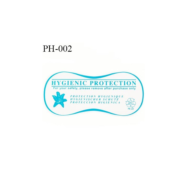 Protection culotte lingerie hygiénique autocollante longueur 110 mm largeur 50 mm couleur bleu facile à poser prix à la pièce