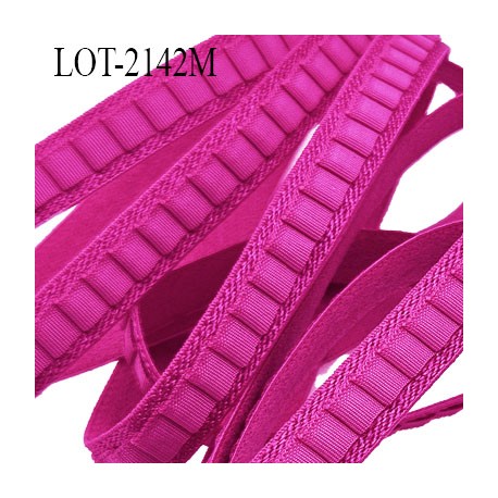 Le lot de 10 à 100 mètres élastique largeur 10 mm haut de gamme couleur fuchsia très beau