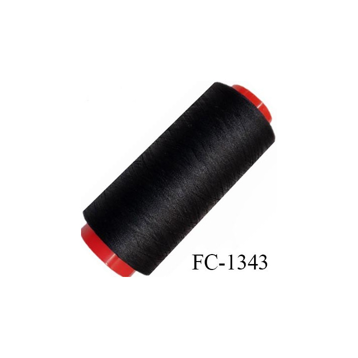 Cone 5000 mètres de fil mousse n°80 polyamide fil super qualité couleur noir longueur 5000 m  bobiné en France