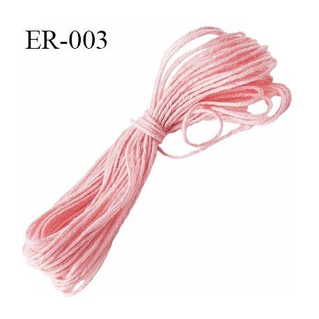 Echevette coton retors réf plusieurs couleurs art 89 longueur de bobine 120 m soit 30 échevettes de 8 mètres