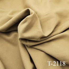 Tissu  vêtement habillement synthétique beige haut de gamme très doux largeur 140 cm poids m2 385 grs prix au mètre