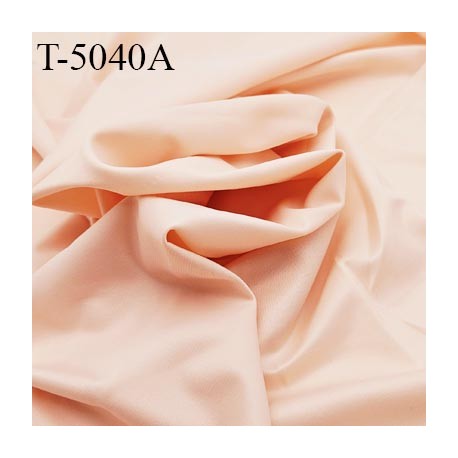 Tissu maillot de bain rose saumon haut de gamme lycra élasthanne largeur 92 cm 260 grs au m2 prix pour 1mètre de longueur