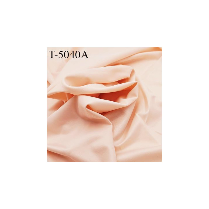 Tissu maillot de bain rose saumon haut de gamme lycra élasthanne largeur 92 cm 260 grs au m2 prix pour 1mètre de longueur