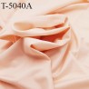 Tissu maillot de bain rose saumon haut de gamme lycra élasthanne largeur 92 cm 260 grs au m2 prix pour 1mètre de longueur