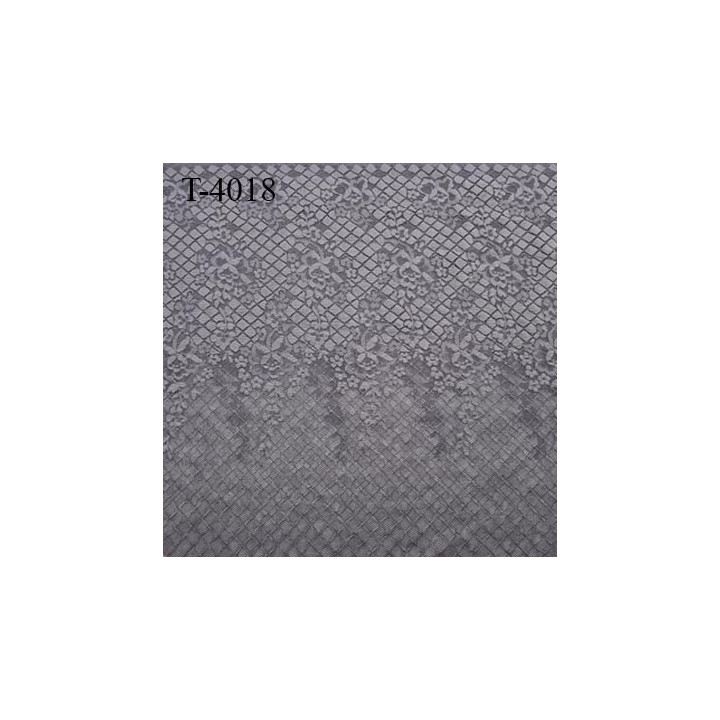 Dentelle largeur 45 cm  très haut de gamme largeur 45 centimètres couleur gris et fleurs chair doré très belle prix pour 10 cm