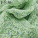 dentelle brodé sur tulle non extensible vert lagon haut gamme largeur 135 cm prix pour 10 cm de long et 135 cm de largeur