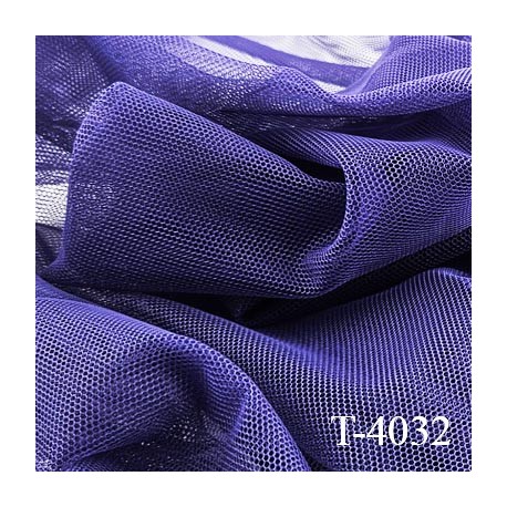 Marquisette tulle spécial lingerie haut de gamme couleur violet largeur 150 cm 100 % polyamide