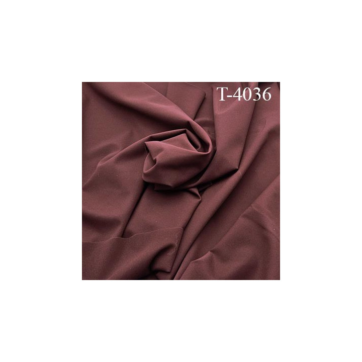 Tissu lie de vin bordeau lingerie bain et autres haut de gamme lycra élasthanne largeur 140 cm 170 grs au m2  prix pour 1 mètre