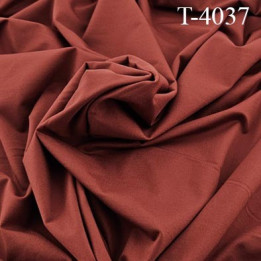 Tissu rouille lingerie bain et autres haut de gamme lycra élasthanne largeur 175 cm 120 grs au m2  prix pour 1 mètre