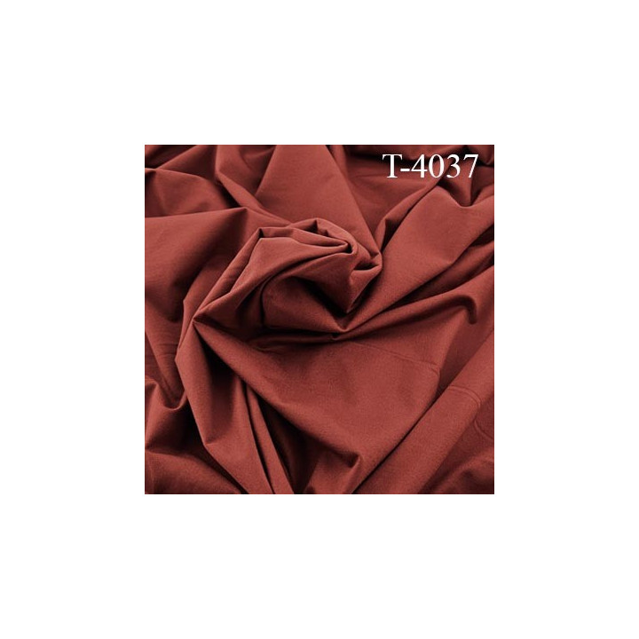 Tissu rouille lingerie bain et autres haut de gamme lycra élasthanne largeur 175 cm 120 grs au m2  prix pour 1 mètre