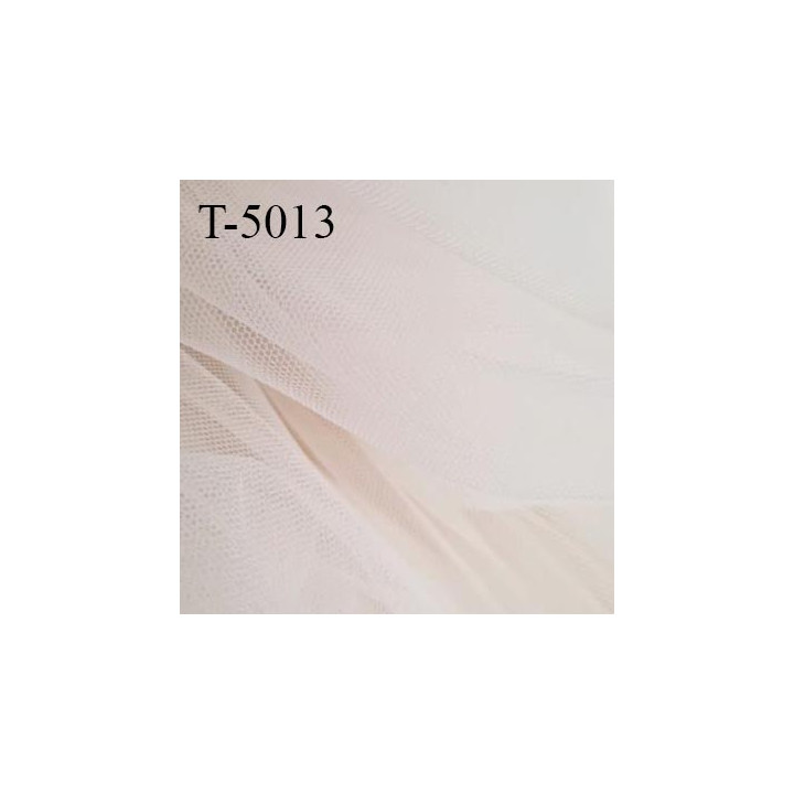 Marquisette tulle spécial lingerie haut de gamme couleur perle rosé largeur 140 cm prix pour 10 cm 100 % polyamide