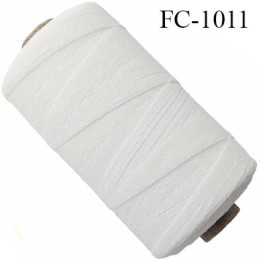 Bobine de 500 mètres fil élastique fronceur ou à smock gomme lycra polyamide souple naturel  diamètre 0.3 mm