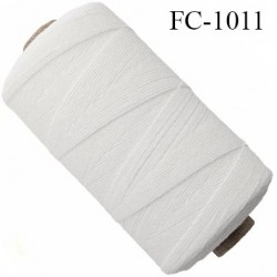 Bobine de 500 mètres fil élastique fronceur ou à smock gomme lycra polyamide souple naturel diamètre 0.3 mm