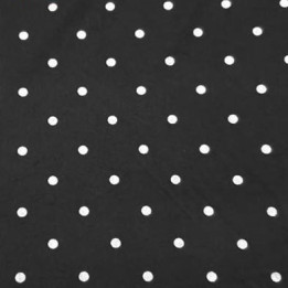 Tissu lingerie couleur noir a points gris très haut de gamme largeur 160 cm prix pour 10 centimètres de longueur
