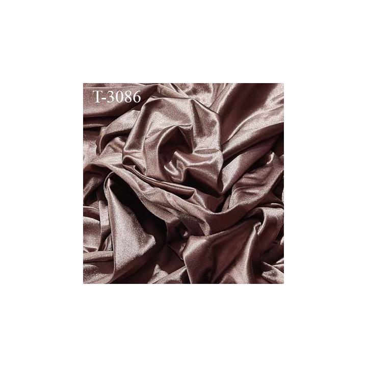 Tissu lycra élasthanne doux brillant bronze très haut de gamme  largeur 175 cm prix pour 10 cm de long et 175 cm de large
