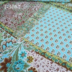 Tissus synthétique multicolor style mousseline très beau très léger 65 grs m2 prix pour 10 cm de longueur et 152 cm de largeur