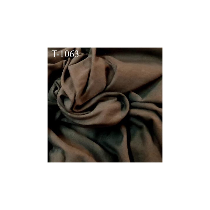 Tissu coton jersey spécial lingerie fond de culotte café largeur 145 cmj poids m2 110 gr  prix 10 cm de long par 145 cm