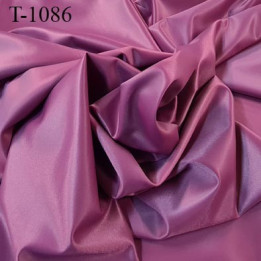Tissu maillot de bain couleur vieux rose brillant haut de gamme lycra  largeur 96 cm 280 grs m2 prix pour 10 cm de long