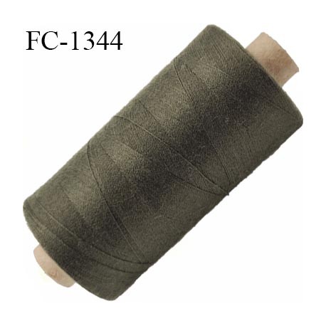 Bobine 1000 m fil Polyester n° 120 blanc 1000 mètres fil européen bobiné en Europe ou France certifié oeko tex