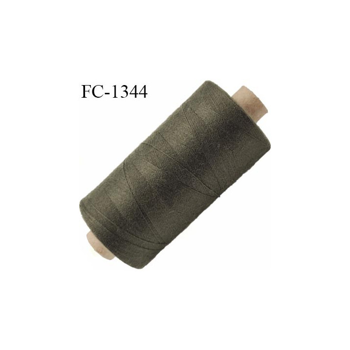 Bobine 1000 m fil Polyester n° 120 blanc 1000 mètres fil européen bobiné en Europe ou France certifié oeko tex