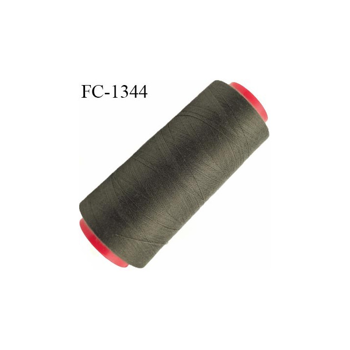 CONE 2000 m fil Polyester n° 120 couleur blanc  longueur 2000 mètres fil européen bobiné en France