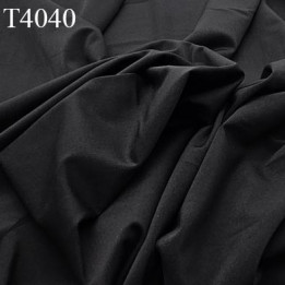 Tissu  lycra élasthanne couleur noir très doux très agréable au touché largeur 142 cm 170 grs au m2