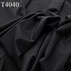Tissu lycra élasthanne couleur noir très doux très agréable au touché largeur 142 cm 170 grs au m2