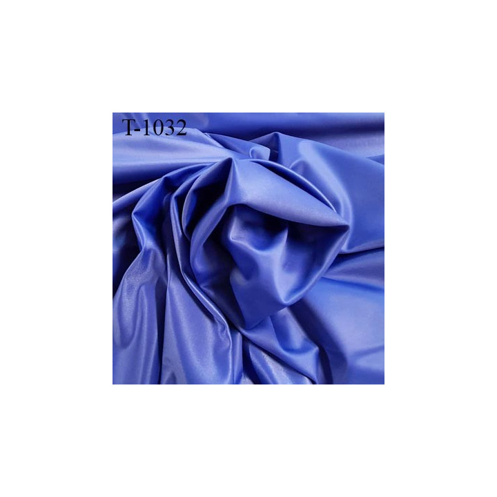 Tissu maillot de bain couleur bleu brillant très haut de gamme lycra élasthanne largeur 96 cm 280 grs m2 prix pour 10 cm de long
