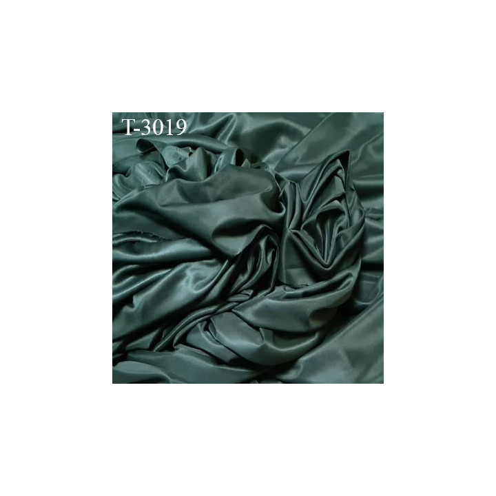 Tissu doublure très haut de gamme  largeur 175 cm couleur vert bouteille prix pour 10 cm de long et 175 cm de large