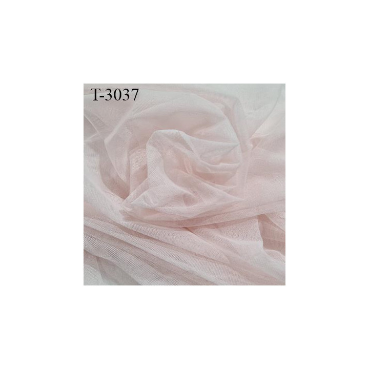 Marquisette tulle spécial lingerie haut de gamme 100% polyamide couleur rose largeur 150 cm prix pour 10 cm