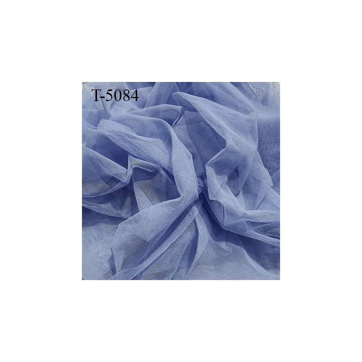 Marquisette tulle spécial lingerie haut de gamme couleur bleu largeur 150 cm prix pour 10 cm 100 % polyamide